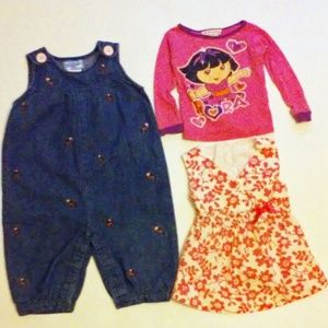 Cre8ions-Nickelodeon-Park Bench K Baby Girl Bundle